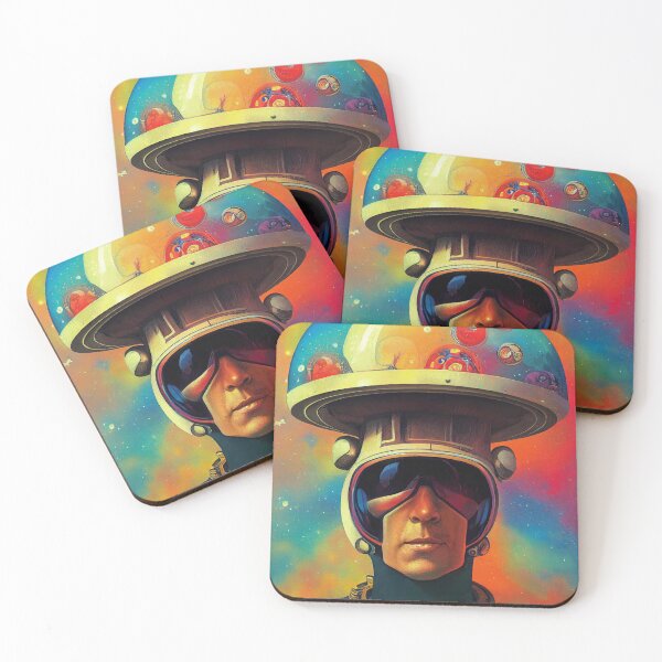 Item preview, Surreal Mushroom Astronaut Nr. 3 designed and sold by thesupremewiz.