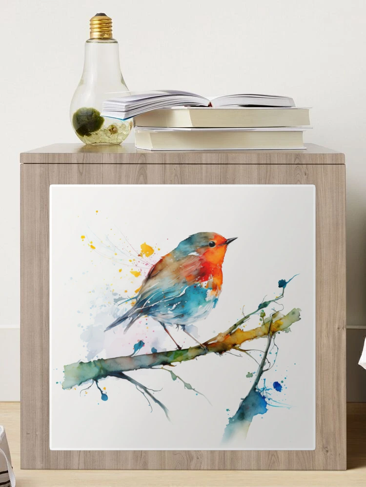 Namesake - buy An Original Watercolor Painting of a European Robin