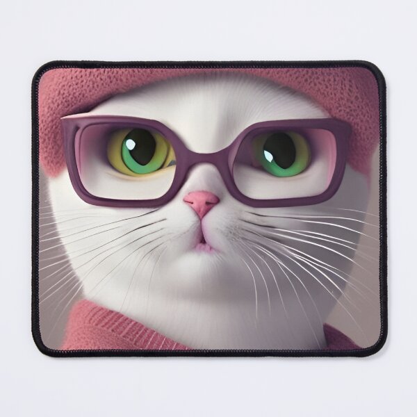 Item preview, Hipster Kitty designed and sold by HauntedWitch.