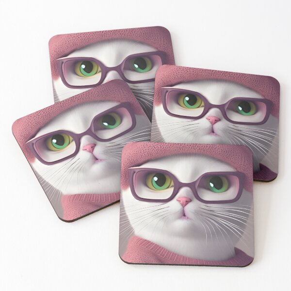 Item preview, Hipster Kitty designed and sold by HauntedWitch.
