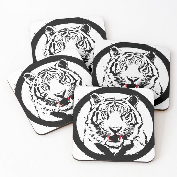 Item preview, Tiger logo, geometric, vector, symmetrical, minimalism designed and sold by DrawItOnce.