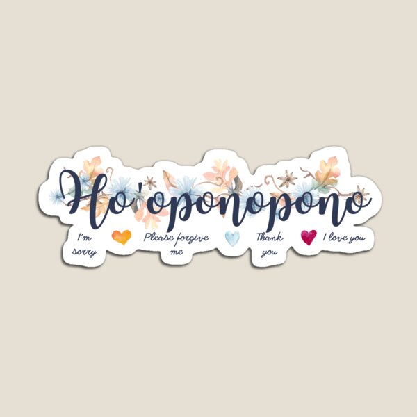 Item preview, HO'OPONOPONO | affirmation | spiritual | meditation | mystical | yoga designed and sold by soulupdesign.