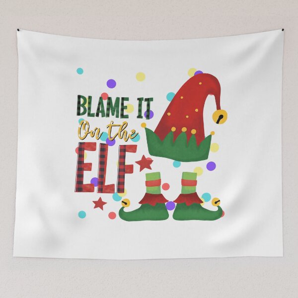 Item preview, Most Likely to Start The Shenanigans Elf Christmas | Merry Christmas Funny Elf greetings | Gifts for Christmas Elf Lovers designed and sold by ThanksVibe.