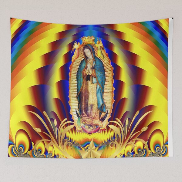 Item preview, Our Lady of Guadalupe Virgin Mary New Zerape  03 designed and sold by hispanicworld.