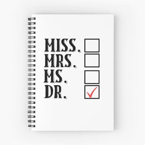 Item preview, Miss Mrs Ms Dr Checklist designed and sold by nextneveldesign.