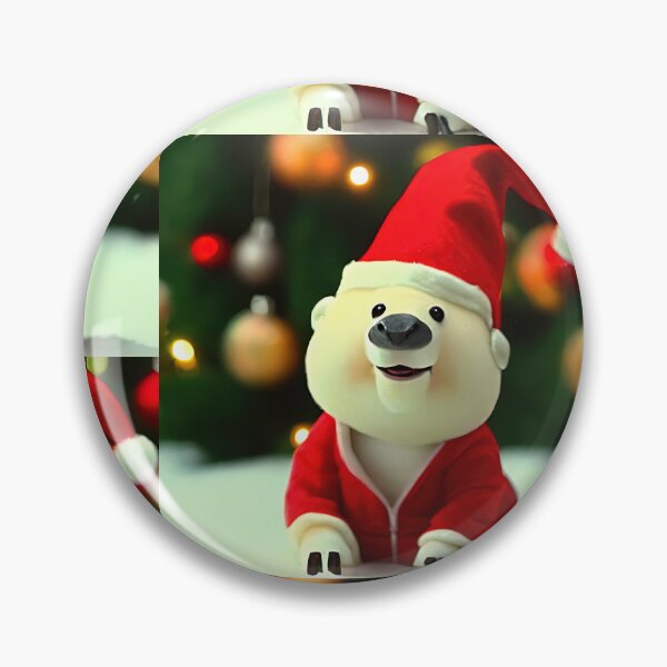 Artikelvorschau, Capybara Christmas Claymation entworfen und verkauft von SubtleSplit.