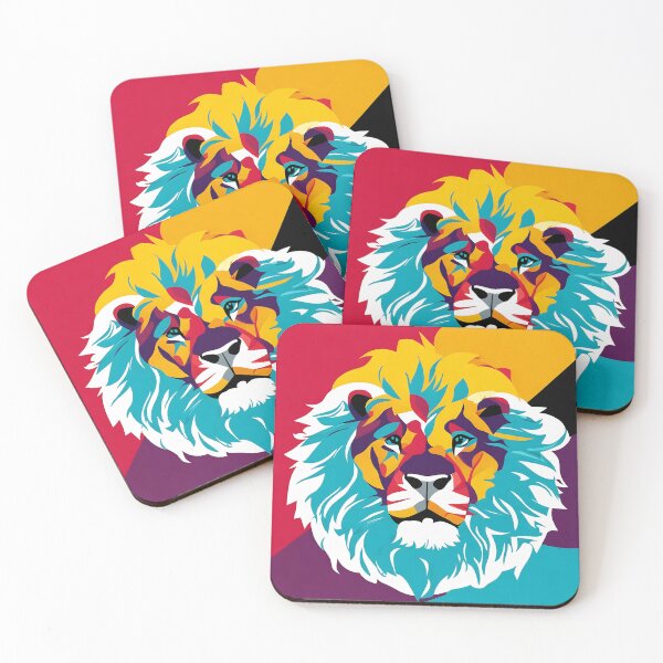 Item preview, Lion logo, geometric, vector, symmetrical, minimalism designed and sold by DrawItOnce.