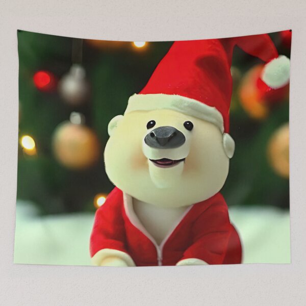 Item preview, Capybara Christmas Claymation designed and sold by SubtleSplit.
