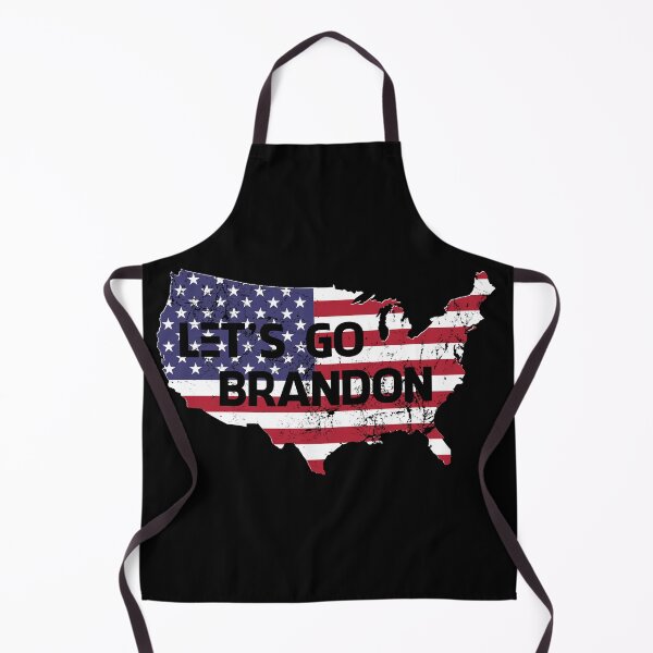 Item preview, Let's Go Brandon Bumper Sticker with American Flag designed and sold by Manoroma.