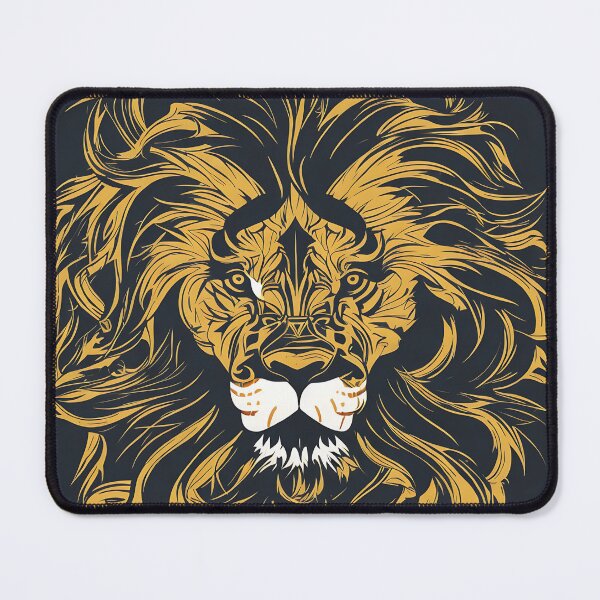 Item preview, Lion logo, geometric, vector, symmetrical, minimalism designed and sold by DrawItOnce.
