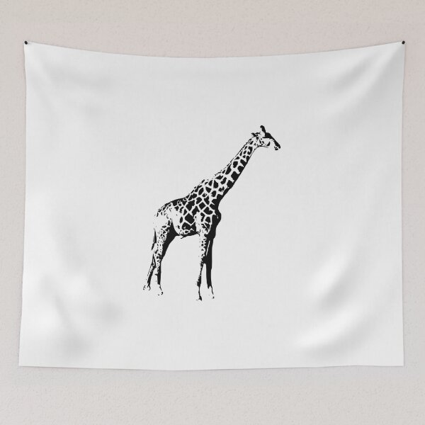 Item preview, Long Neck: Drawing of Giraffe designed and sold by illustratoral.