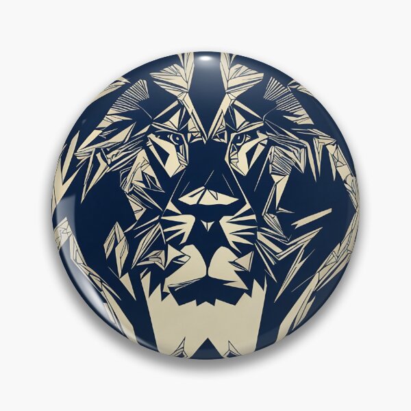 Item preview, Lion logo, geometric, vector, symmetrical, minimalism designed and sold by DrawItOnce.