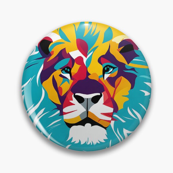 Item preview, Lion logo, geometric, vector, symmetrical, minimalism designed and sold by DrawItOnce.