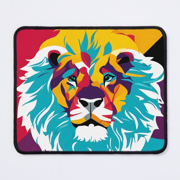 Item preview, Lion logo, geometric, vector, symmetrical, minimalism designed and sold by DrawItOnce.