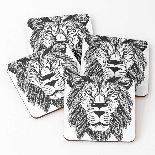 Artikelvorschau, Lion logo, geometric, vector, symmetrical, minimalism entworfen und verkauft von DrawItOnce.