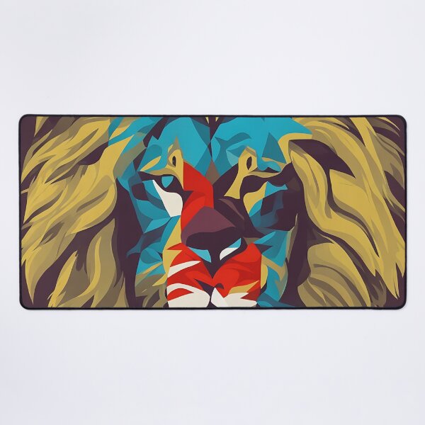 Item preview, Lion logo, geometric, vector, symmetrical, minimalism designed and sold by DrawItOnce.