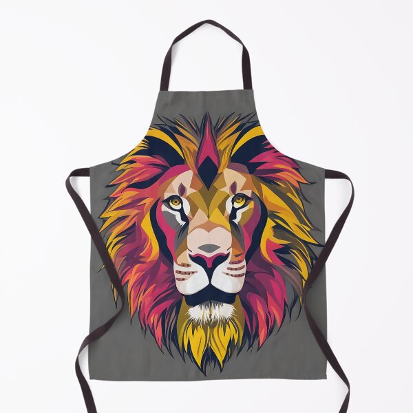 Artikelvorschau, Lion logo, geometric, vector, symmetrical, minimalism entworfen und verkauft von DrawItOnce.