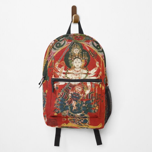 Item preview, Mandala 146 Lakshmi Mahakala Thangka Nepal designed and sold by GuyBlank.