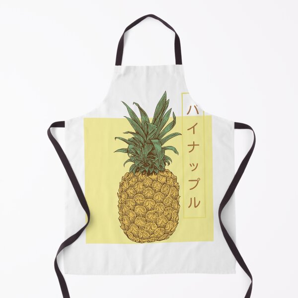 Item preview, Japanese Style Yellow Summer Pineapple Design designed and sold by SnazzyStyles.