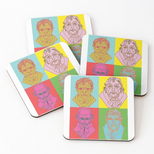 Item preview, German Idealism (pop palette) Kant, Fichte, Schelling, Hegel designed and sold by jholbo.