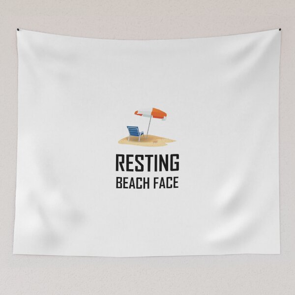 Item preview, Resting Beach Face designed and sold by TheBestStore.