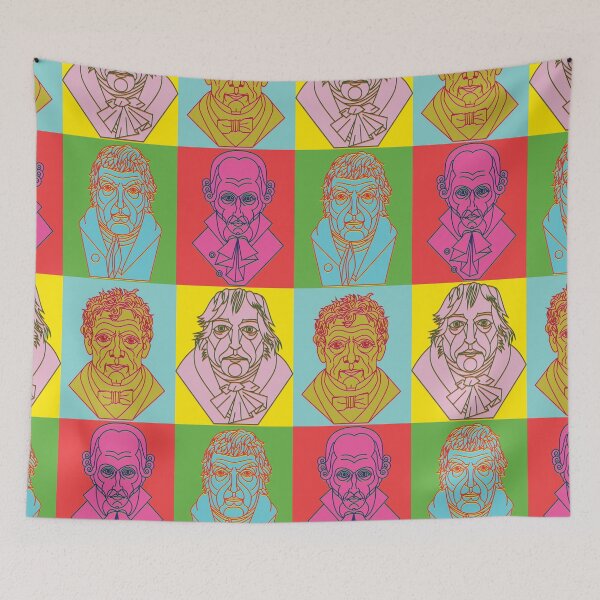 Item preview, German Idealism (pop palette) Kant, Fichte, Schelling, Hegel designed and sold by jholbo.