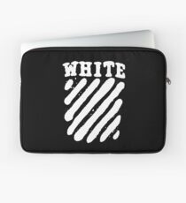Off White Grunge Laptop Sleeve