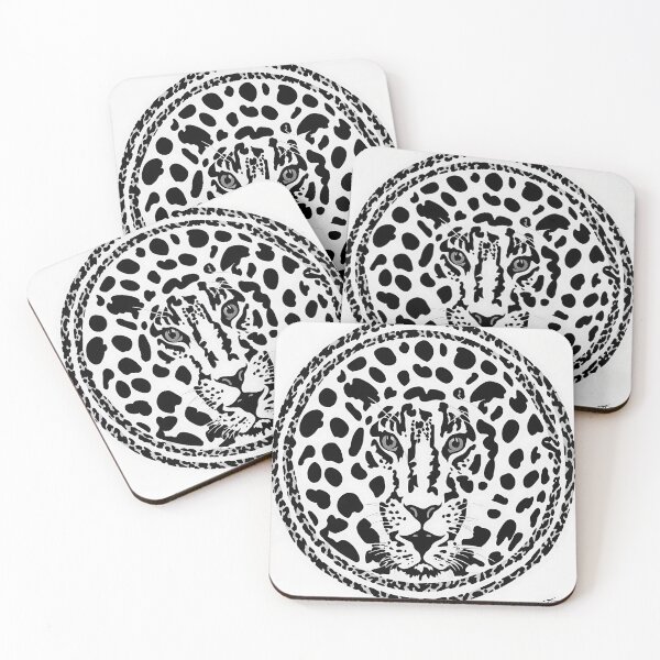 Item preview, Leopard logo, geometric, vector, symmetrical, minimalism designed and sold by DrawItOnce.