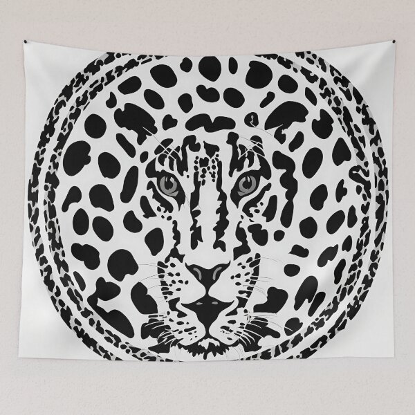 Item preview, Leopard logo, geometric, vector, symmetrical, minimalism designed and sold by DrawItOnce.