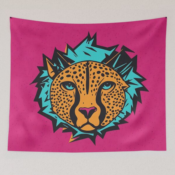 Item preview, Leopard logo, geometric, vector, symmetrical, minimalism designed and sold by DrawItOnce.