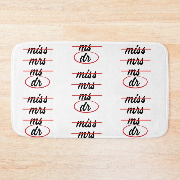 Item preview, Miss Mrs Ms Dr Checklist designed and sold by nextneveldesign.