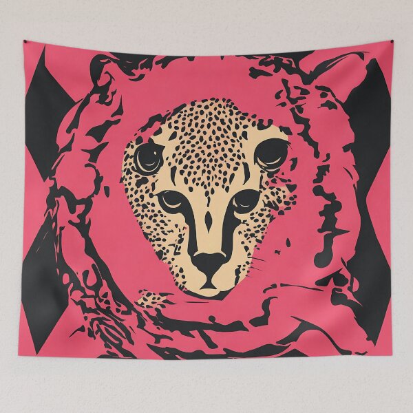 Item preview, Leopard logo, geometric, vector, symmetrical, minimalism designed and sold by DrawItOnce.