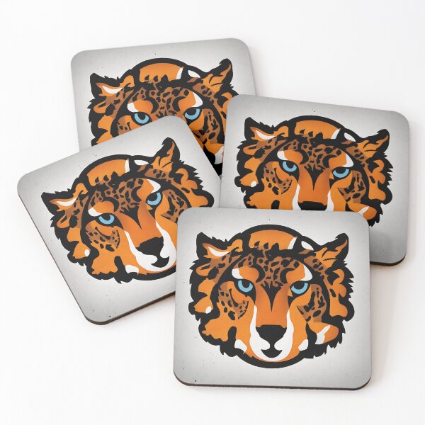 Item preview, Leopard logo, geometric, vector, symmetrical, minimalism designed and sold by DrawItOnce.