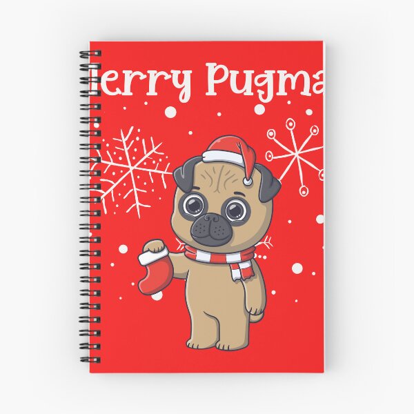 Item preview, Merry Pugmas. Festive Pug. Festive Dog. Christmas Pug designed and sold by Doggymadness.