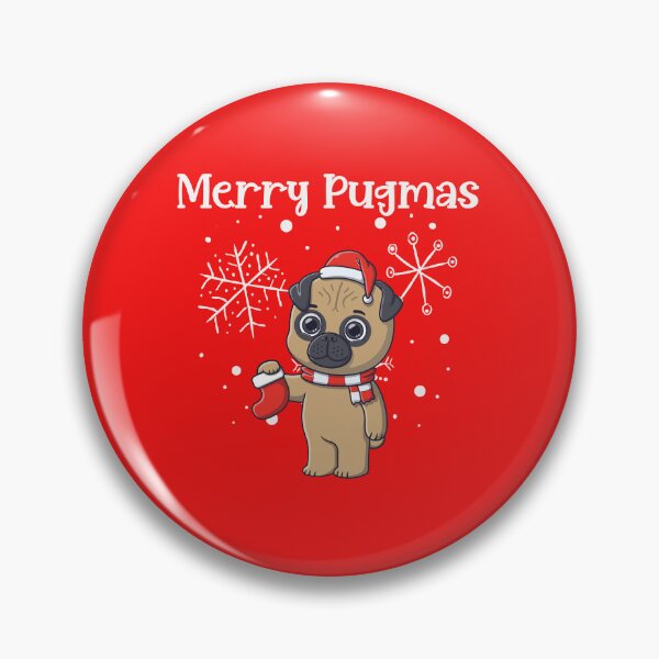 Item preview, Merry Pugmas. Festive Pug. Festive Dog. Christmas Pug designed and sold by Doggymadness.