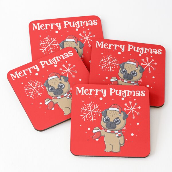 Item preview, Merry Pugmas. Festive Pug. Festive Dog. Christmas Pug designed and sold by Doggymadness.