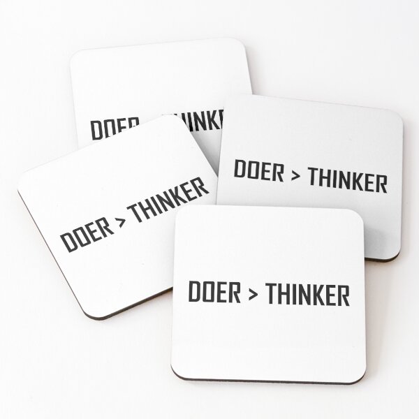 Item preview, Doer Greater Than Thinker designed and sold by TheBestStore.