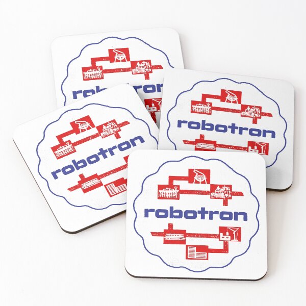 Item preview, ROBOTRON - EAST GERMAN BEER MAT designed and sold by ThrowbackAds.