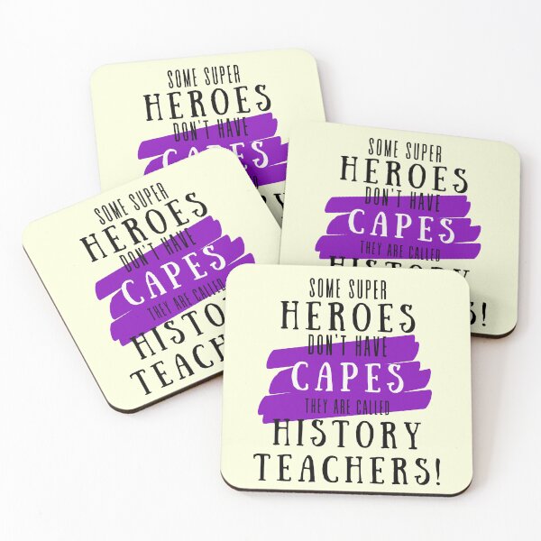 Item preview, Superhero History Teacher Appreciation designed and sold by superteachers.
