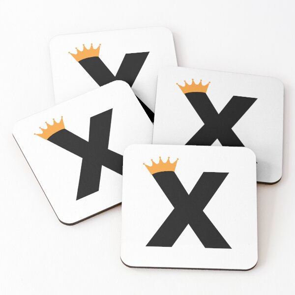Item preview, Crowned Monogram Letter X designed and sold by Coffee Lifestyle.