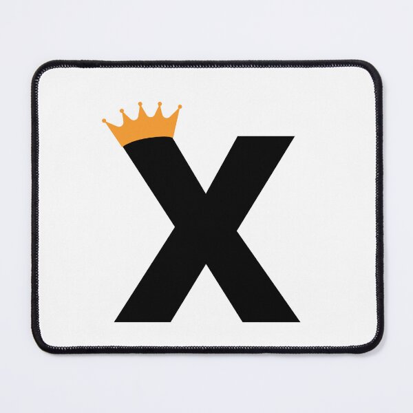 Item preview, Crowned Monogram Letter X designed and sold by Coffee Lifestyle.