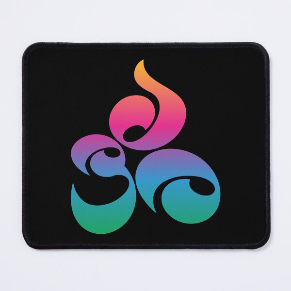 Item preview, Colorful AUM, OM symbol, Calligraphy Art designed and sold by Rajan Supal.