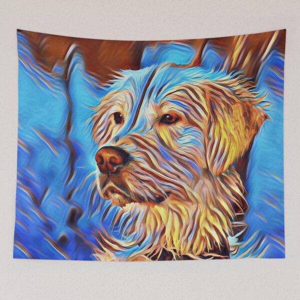 Item preview, Labrador Golden Retriever In Abstract Colours designed and sold by McThingummy.