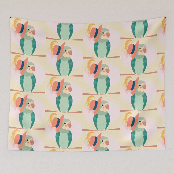 Item preview, Elsie Mae the perky parrot designed and sold by PinkCampion.