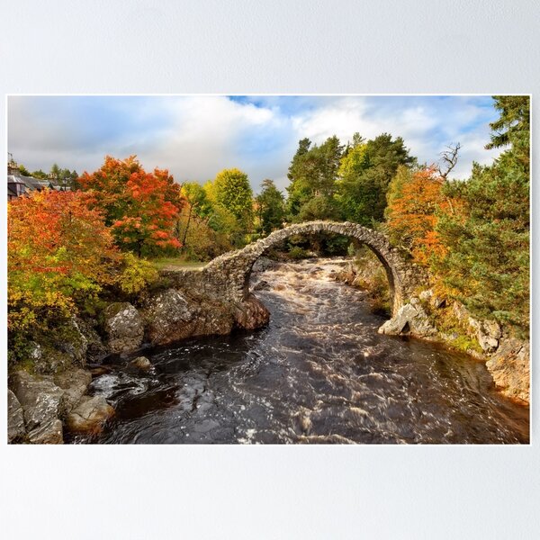 Item preview, Carrbridge Packhorse Bridge Cairngorms NP Scotland. designed and sold by PhotosEcosse.