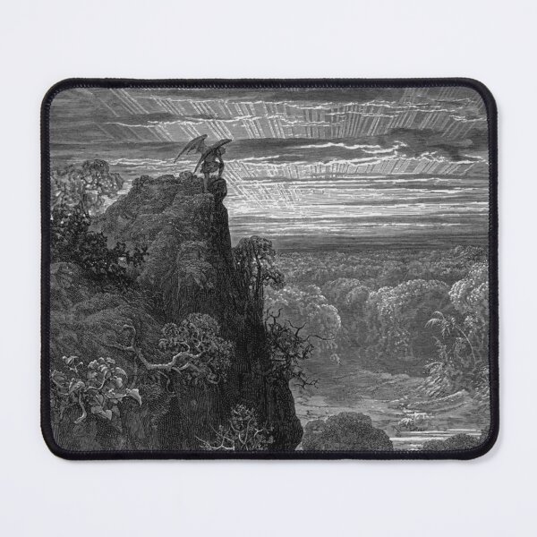 Item preview, Paradise Lost Satan flies up to Earth - Gustave Dore designed and sold by Vintage Designs +.