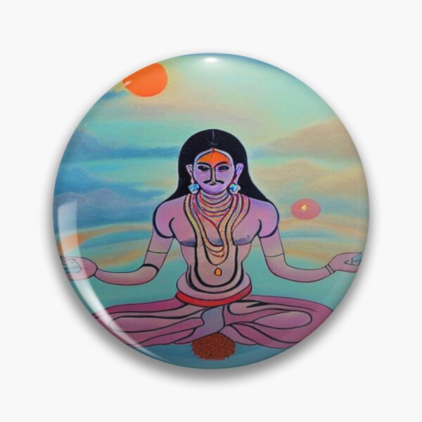 Artikelvorschau, Yogi in Lotus-Pose meditiert entworfen und verkauft von Ioana1.