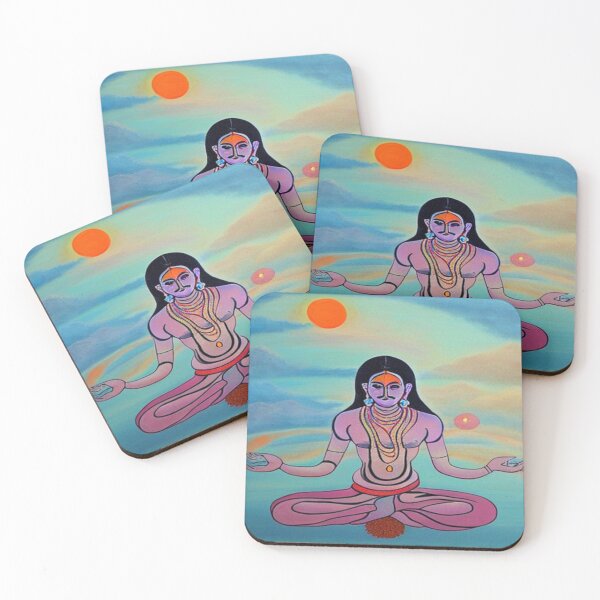 Item preview, Yogi in lotus pose meditates designed and sold by Ioana1.