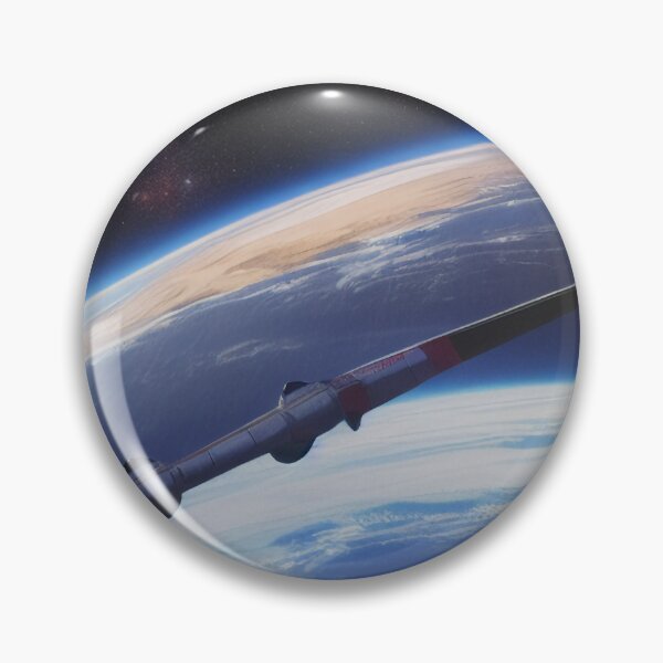Item preview, Vintage Retro Rocket in Space designed and sold by BAYFAIRE.