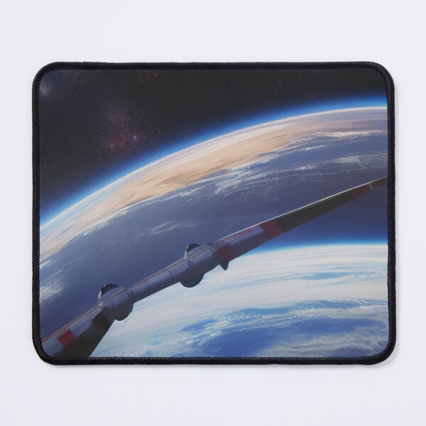 Item preview, Vintage Retro Rocket in Space designed and sold by BAYFAIRE.